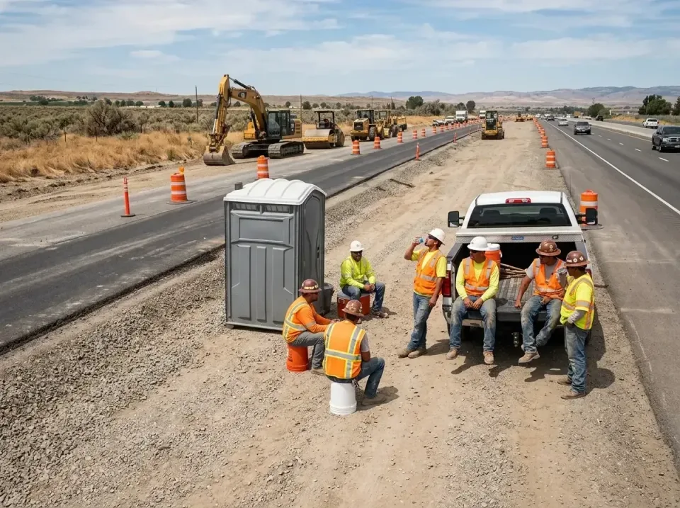 highway-road-construction-crew-007 — frequently asked questions, Porta Potty and Restroom Rentals in Vista Center, NJ
